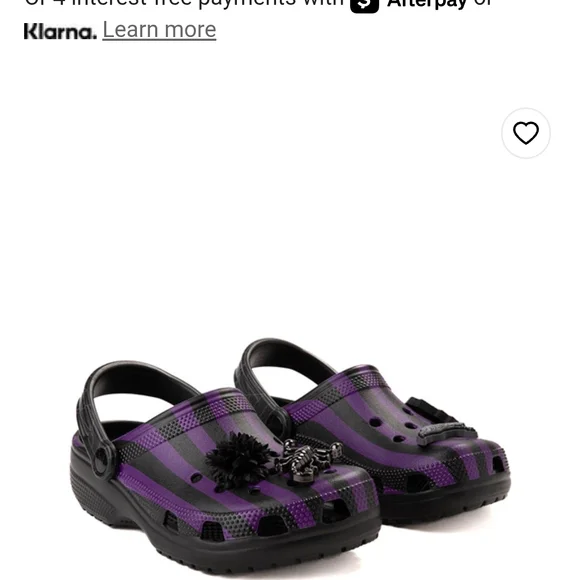 Crocs WEDNESDAY Nevermore Siza 6 NWT - Picture 7 of 11